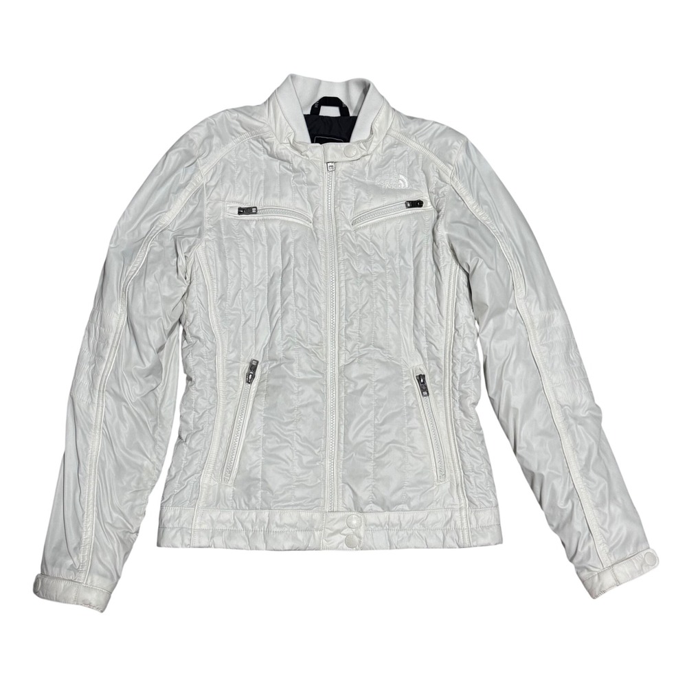 The North Face AREL Quilted Jacket Women S Off White Heatseeker Insulated Bomber